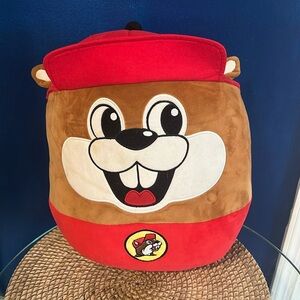 Buc-ee's Authentic Soft & Squishy Beaver Plush Pillow 17”